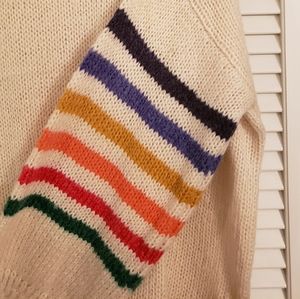 Rainbow Sleeves Sweater